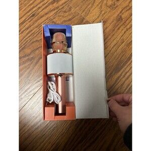 BONAOK Bluetooth Wireless Karaoke Microphone with LED Lights,4-in-1 Portable...